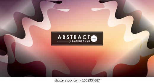 Abstract motion wave background with brown color