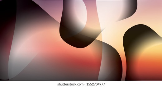 Abstract motion wave background with brown and gray color