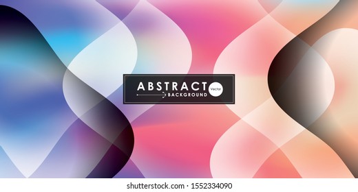 Abstract motion wave background with colorful