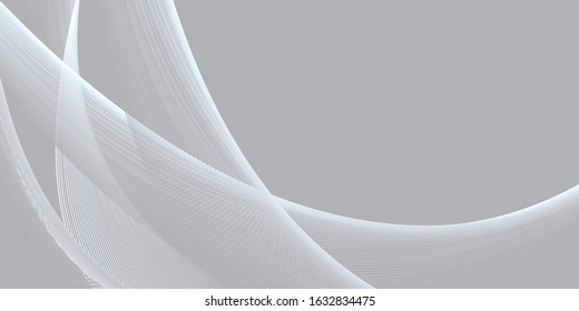 Abstract motion wave gray background
