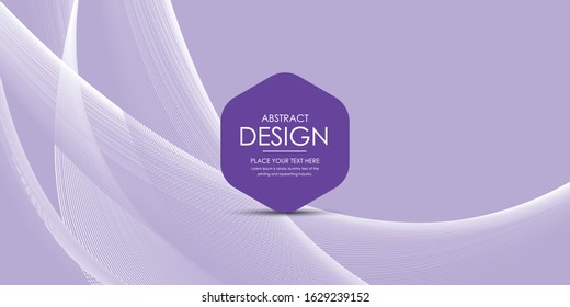 Abstract motion wave purple background