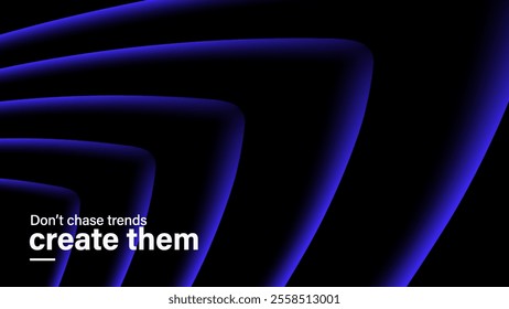 Abstract Motivational Artwork – Modern Geometric Background with Inspirational Quote, Ideal for Tech, Gaming, and Sci-Fi Themes – Perfect for Tech Events, Conferences, and Exhibitions – Vector Design