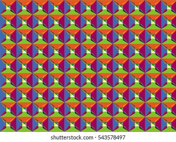 Abstract motley colors and geometry shape