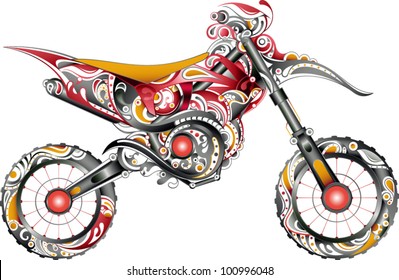 Abstract Motorbike