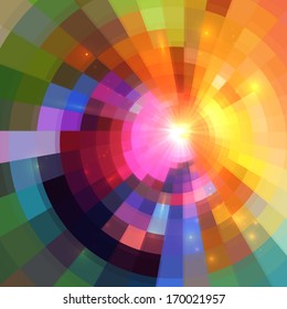 Abstract mottled vector colorful background