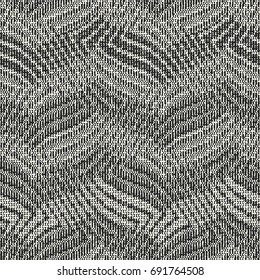 Abstract mottled wavy motif textured background. Seamless pattern.