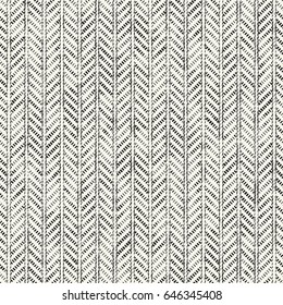 Abstract mottled zigzag motif striped textured background. Seamless pattern.