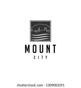 Abstract Mount Logo.