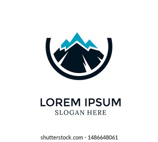 Abstract Mount Logo, Modern template design.Vector illustration