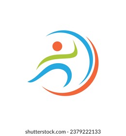 abstract mountain blue logo icon vector design