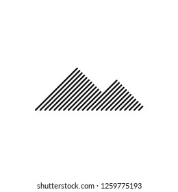 Abstract mountain graphic design template vector illustration
