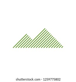 Abstract mountain graphic design template vector illustration