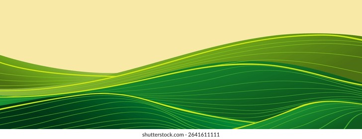 Abstract Mountain landscape background. creative minimalist modern art print. mountains, hills and forest. use for print art, poster, cover, banner