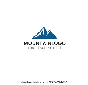 Abstract mountain  logo company vector