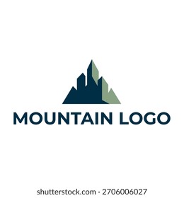 Abstract Mountain Logo Design - Aventura, Exterior e Vetor de pico Ícone