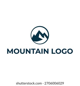 Abstract Mountain Logo Design - Aventura, Exterior e Vetor de pico Ícone