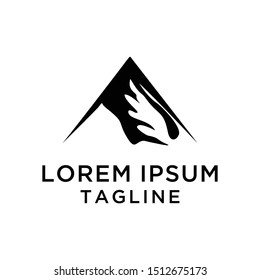 Abstract Mountain Logo Design Template