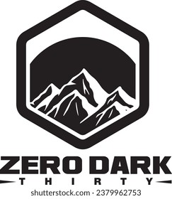 abstract mountain logo in vector file 