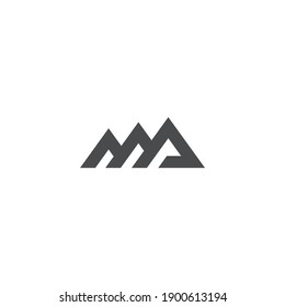 M Monogram Logo Designsimple Minimal Modern Stock Vector (Royalty Free ...