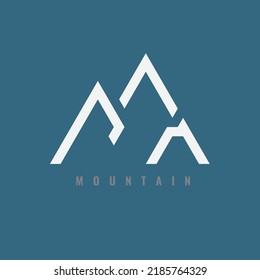 Abstract mountain symbol for your logo design.