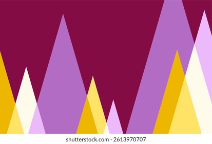 Abstract Mountain With Triangle Geometric Background Design