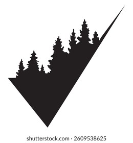 abstract mountains icon vector design