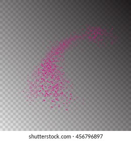 Abstract movement of grain or dust particles. Vector format.