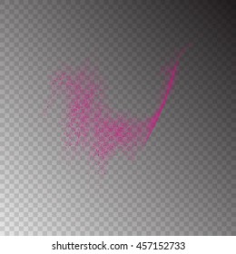 Abstract movement of grain or dust particles. Vector format.