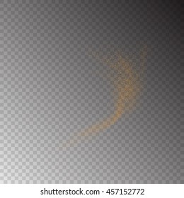 Abstract movement of grain or dust particles. Vector format.
