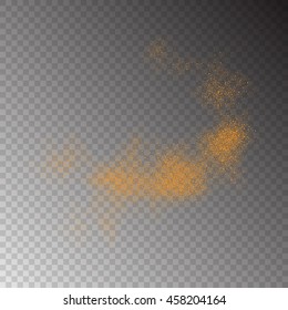 Abstract movement of grain or dust particles. Vector format.