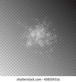 Abstract movement of grain or dust particles. Vector format.