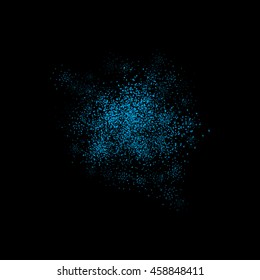 Abstract movement of grain or dust particles. Vector format.