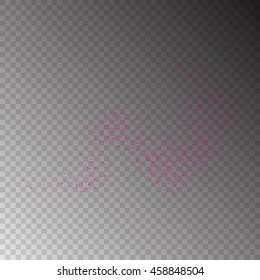 Abstract movement of grain or dust particles. Vector format.