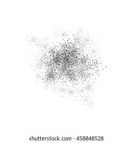 Abstract movement of grain or dust particles. Vector format.