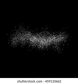 Abstract movement of grain or dust particles. Vector format.