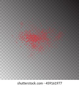 Abstract movement of grain or dust particles. Vector format.