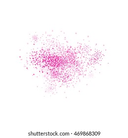 Abstract movement of grain or dust particles. Vector format.