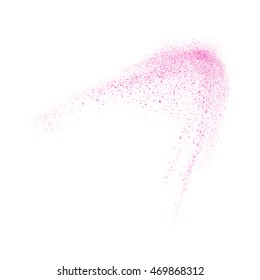 Abstract movement of grain or dust particles. Vector format.