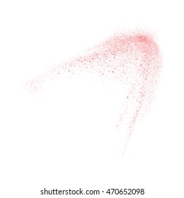 Abstract movement of grain or dust particles. Vector format.
