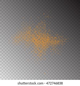 Abstract movement of grain or dust particles. Vector format.