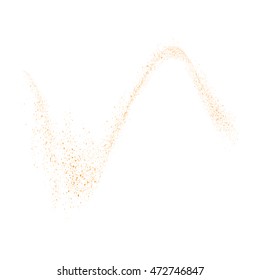 Abstract movement of grain or dust particles. Vector format.