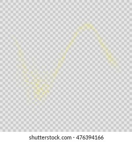 Abstract movement of grain or dust particles. Vector format.