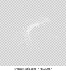 Abstract movement of grain or dust particles. Vector format.