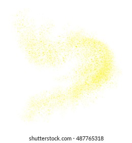 Abstract movement of grain or dust particles. Vector format.
