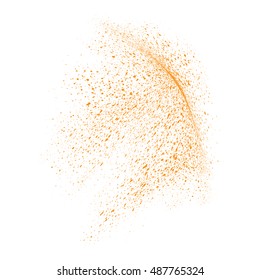 Abstract movement of grain or dust particles. Vector format.