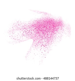Abstract movement of grain or dust particles. Vector format.