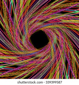 Abstract moving colorful lines background