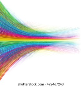 Abstract moving colorful lines background

