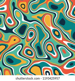 Abstract moving colorful shape wave art background