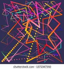 Abstract moving lines, futuristic and dynamic concept poster background, colorful vector illustration. Ideal for brochure, poster, flyer cover template.